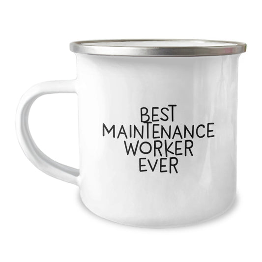 Maintenance Worker Gifts from Men - Best 'Maintenance Worker Ever' Camping Mug for Valentine's Unique Gifts - Image 1