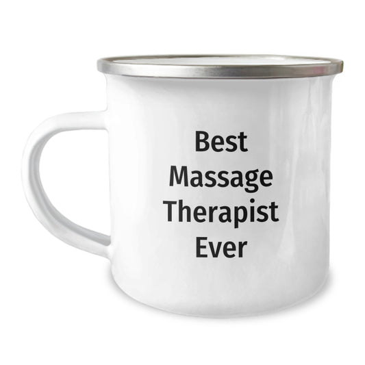 Funny Massage Therapist Gifts from Men to Best Massage Therapist Ever, Unique Camping Mug for Christmas Unique Gifts - Image 1