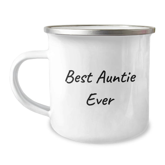 Funny Auntie Gifts for Camping Mug - Best Auntie Ever - Valentine's Unique Gifts from Men to Auntie - Image 1