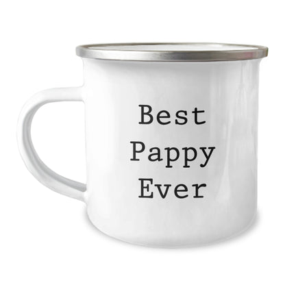 Funny Pappy Gifts from Men, Best Pappy Ever Camping Mug for Christmas Unique Gifts, Pappy Lover Gifts - Image 1