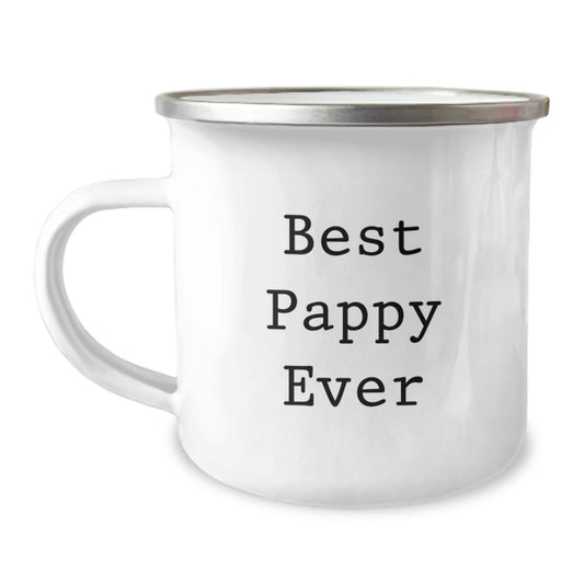 Funny Pappy Gifts from Men, Best Pappy Ever Camping Mug for Christmas Unique Gifts, Pappy Lover Gifts - Image 1