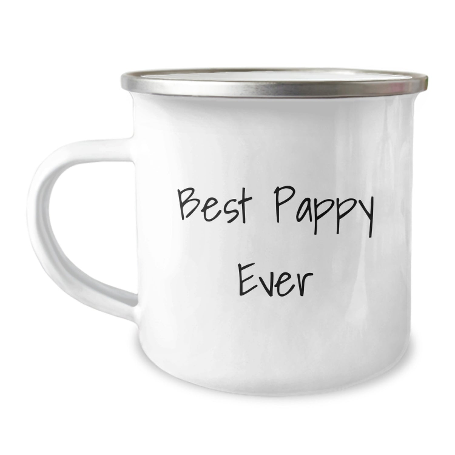 Funny Pappy Gifts, Best Pappy Ever Valentine's Unique Gifts, Personalized Camping Mug for Him - Image 1