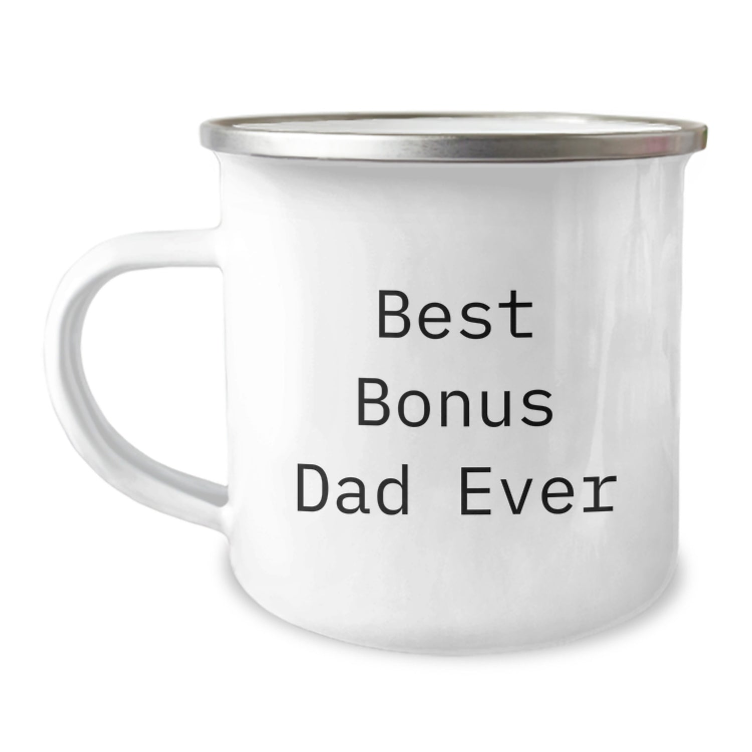 Funny Bonus Dad Gifts for Men, Best Bonus Dad Ever Camping Mug, Christmas Unique Gifts from Dad to Son - Image 1