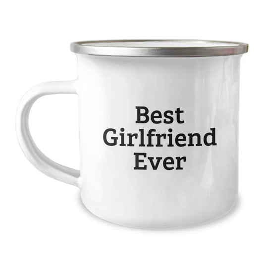 Gifts from Men for the Best Sweetheart Ever - Funny Camping Mug for Wife on Valentine's - Image 1