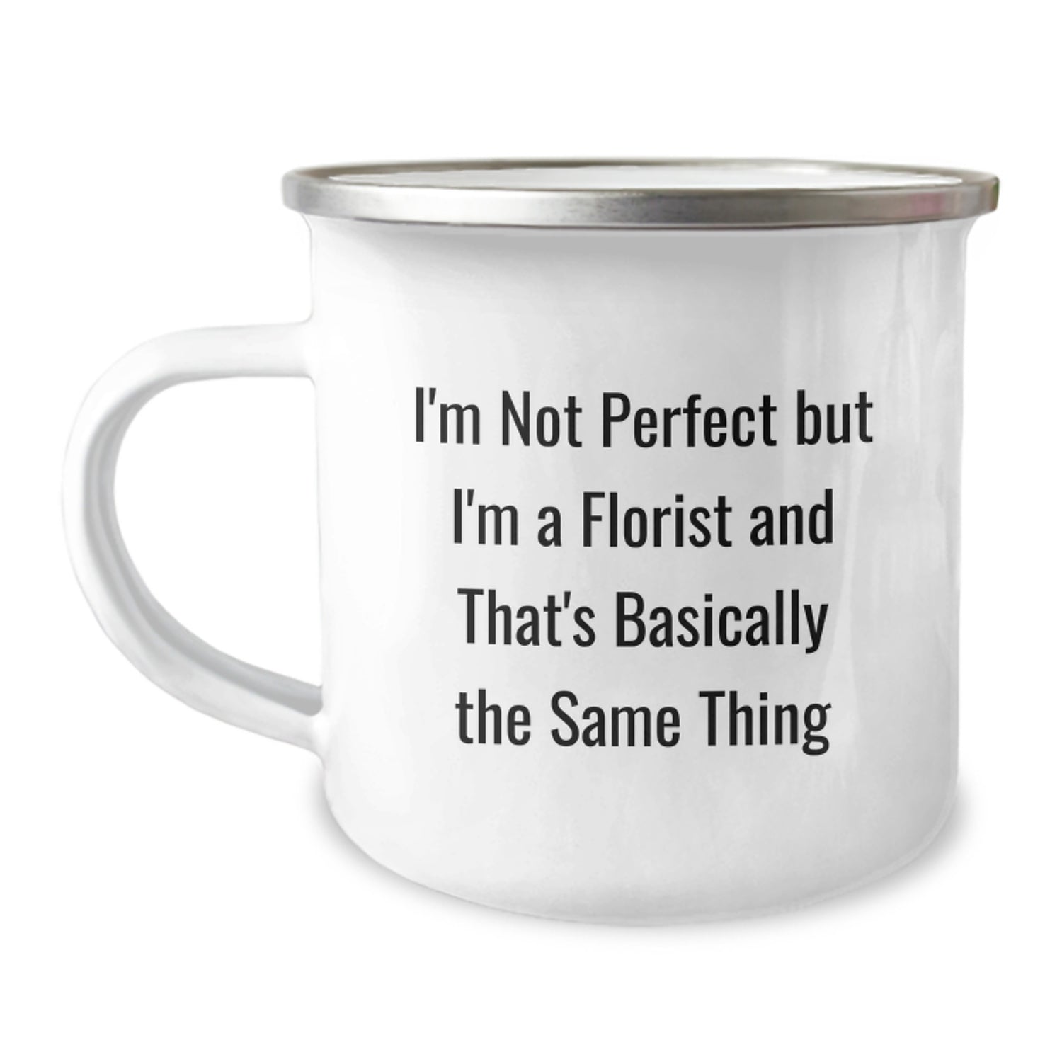 Funny Gifts from Florist Friends for Men and Women - 'I'm Not Perfect But I'm A Florist' Christmas Unique Mugs - Image 1