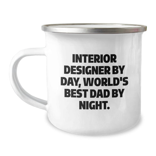 Funny Interior Designer Gifts from Men, Unique Camping Mug with Quote, Perfect Christmas Unique Gifts for Interior Designer - Image 1