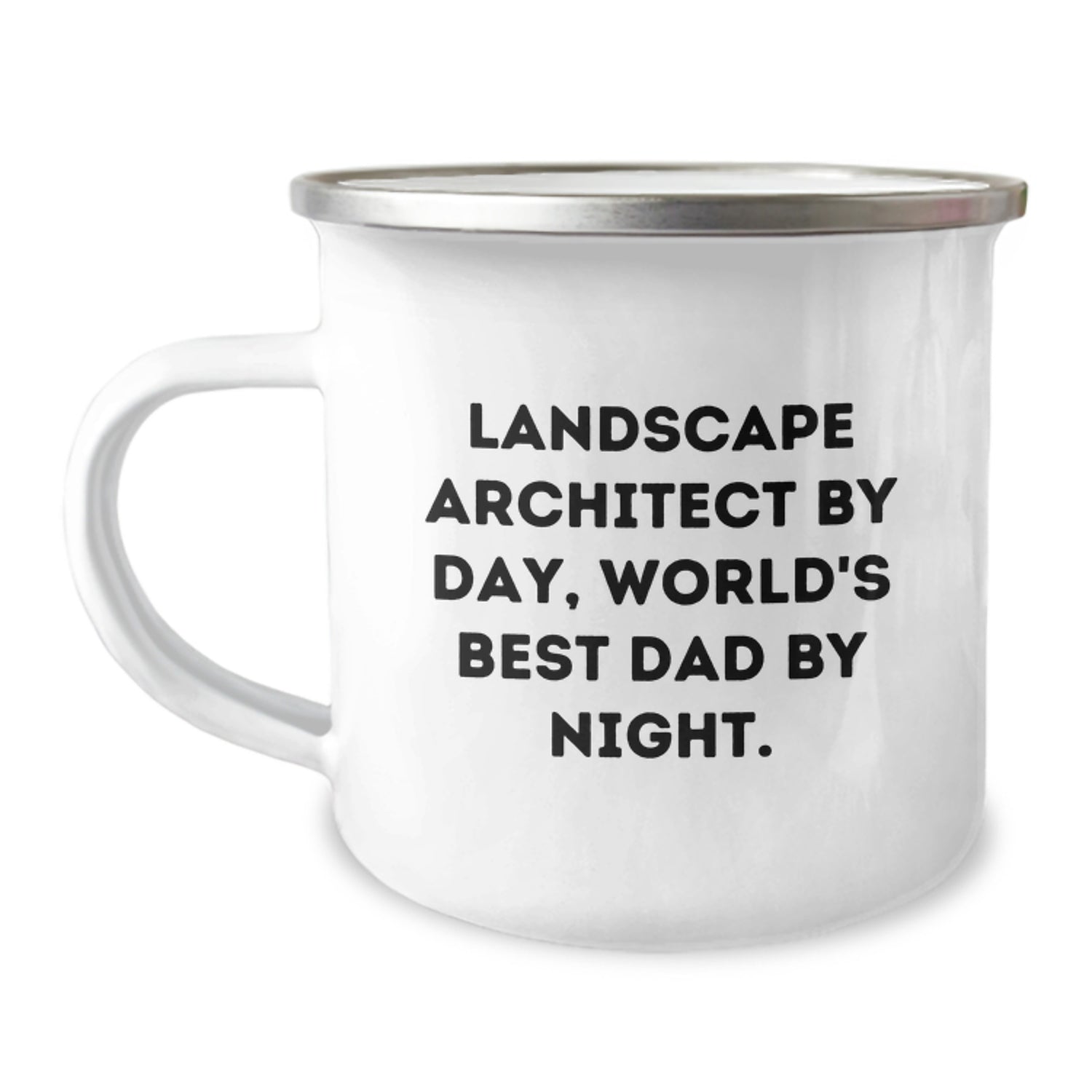 Landscape Architect Gifts by Day, Funny Camping Mug for World's Best Dad by Night - Graduation Unique Gifts from Family to Men - Image 1
