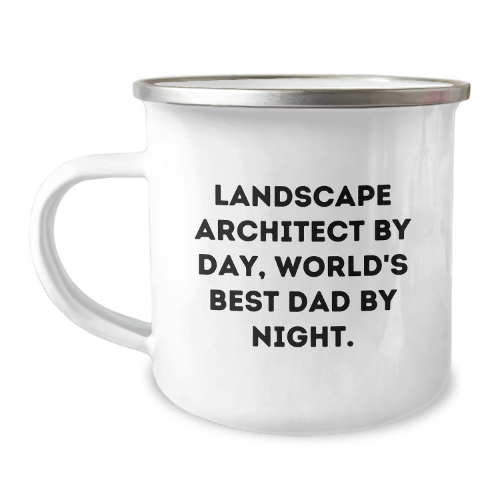 Landscape Architect Gifts by Day, Funny Camping Mug for World's Best Dad by Night - Graduation Unique Gifts from Family to Men - Image 1