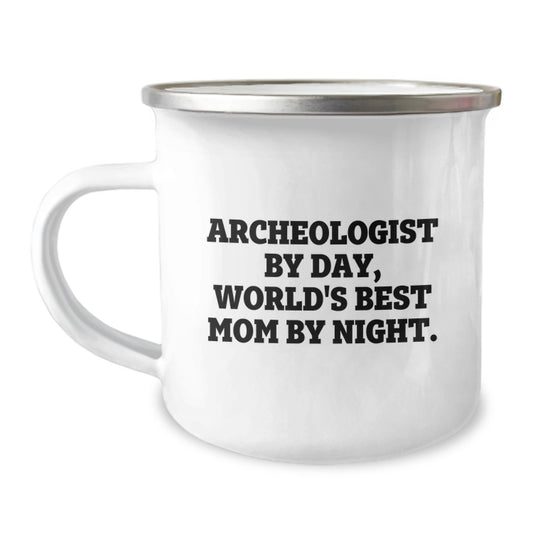 Funny Archeologist Gifts for Mom Christmas Unique Mugs from Husband, Perfect for Camping Outdoor Adventures - Image 1