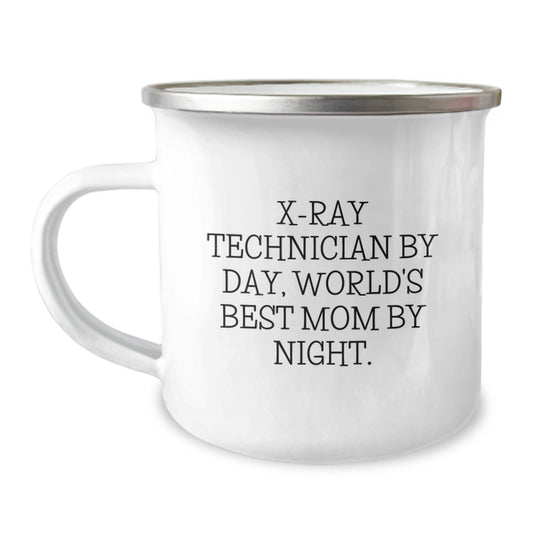 X-Ray Technician Gifts for Graduation - Funny Camping Mug from Mom to Daughter - Image 1