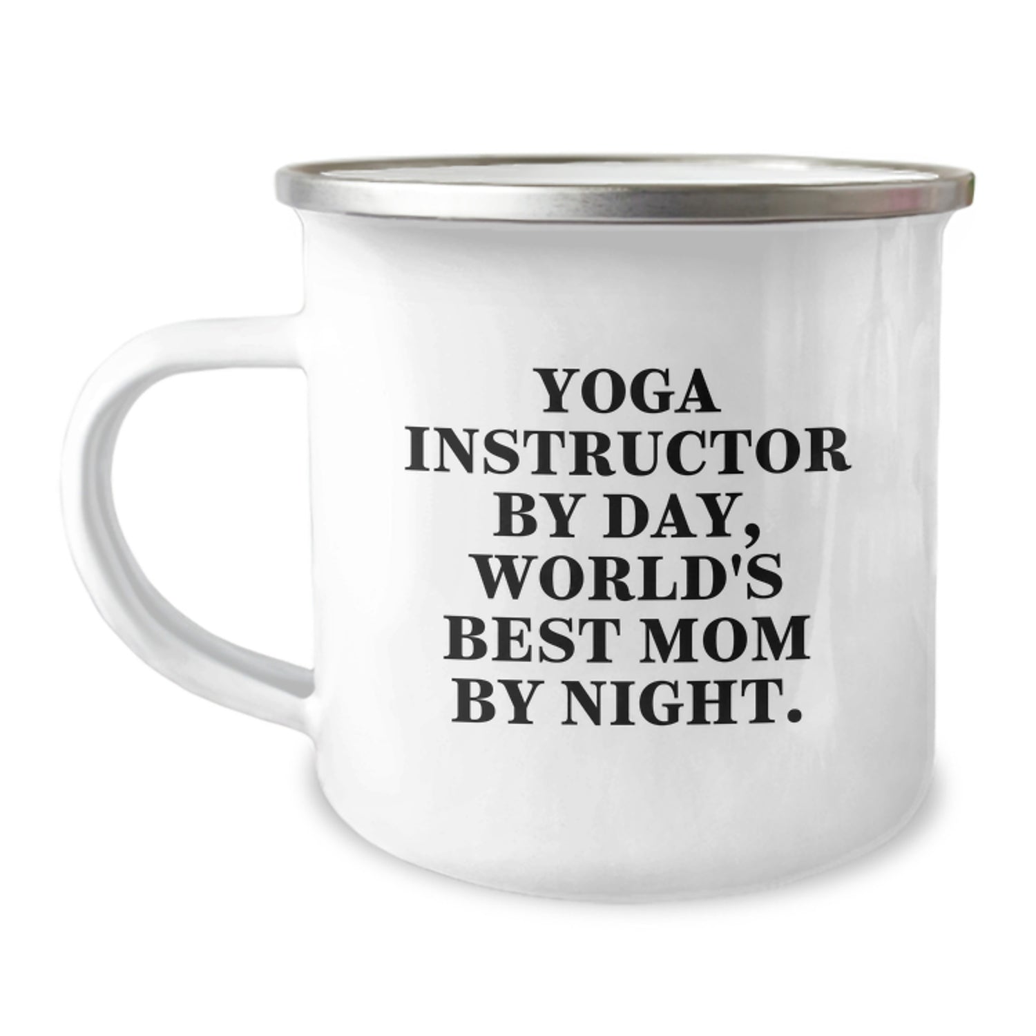 Yoga Instructor Gifts from Family - Funny Camping Mug for World's Best Mom By Night - Valentine's Unique Gifts - Image 1