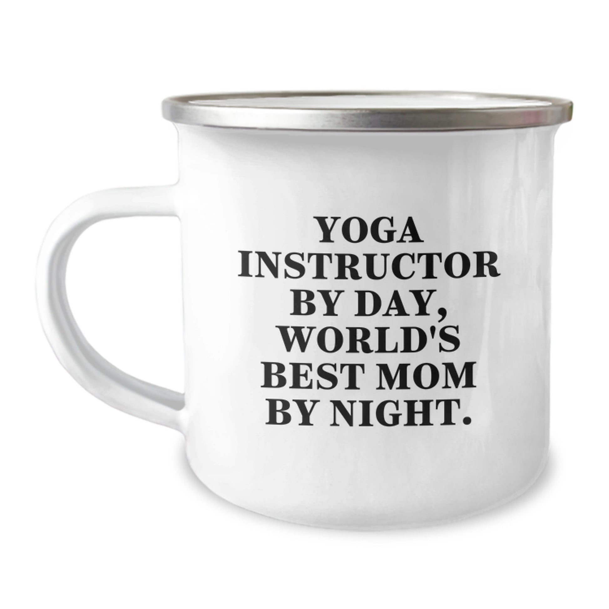 Yoga Instructor Gifts from Family - Funny Camping Mug for World's Best Mom By Night - Valentine's Unique Gifts - Image 1