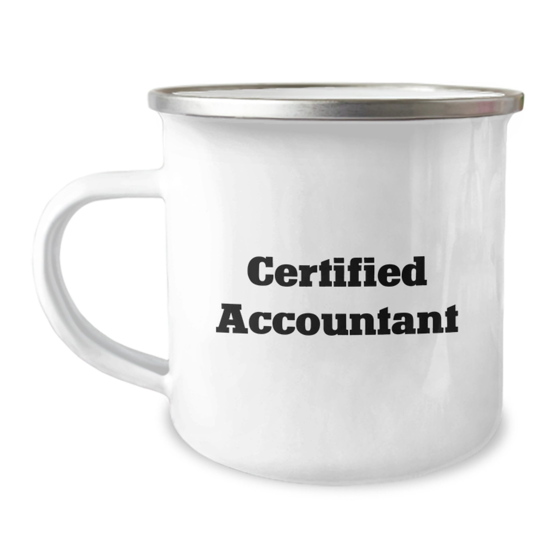 Funny Certified Accountant Gifts from Friends for Graduation Camping Mug, Accountant Mug with Inspirational Quote, Unique Gift for Accountant Men or Women - Image 1