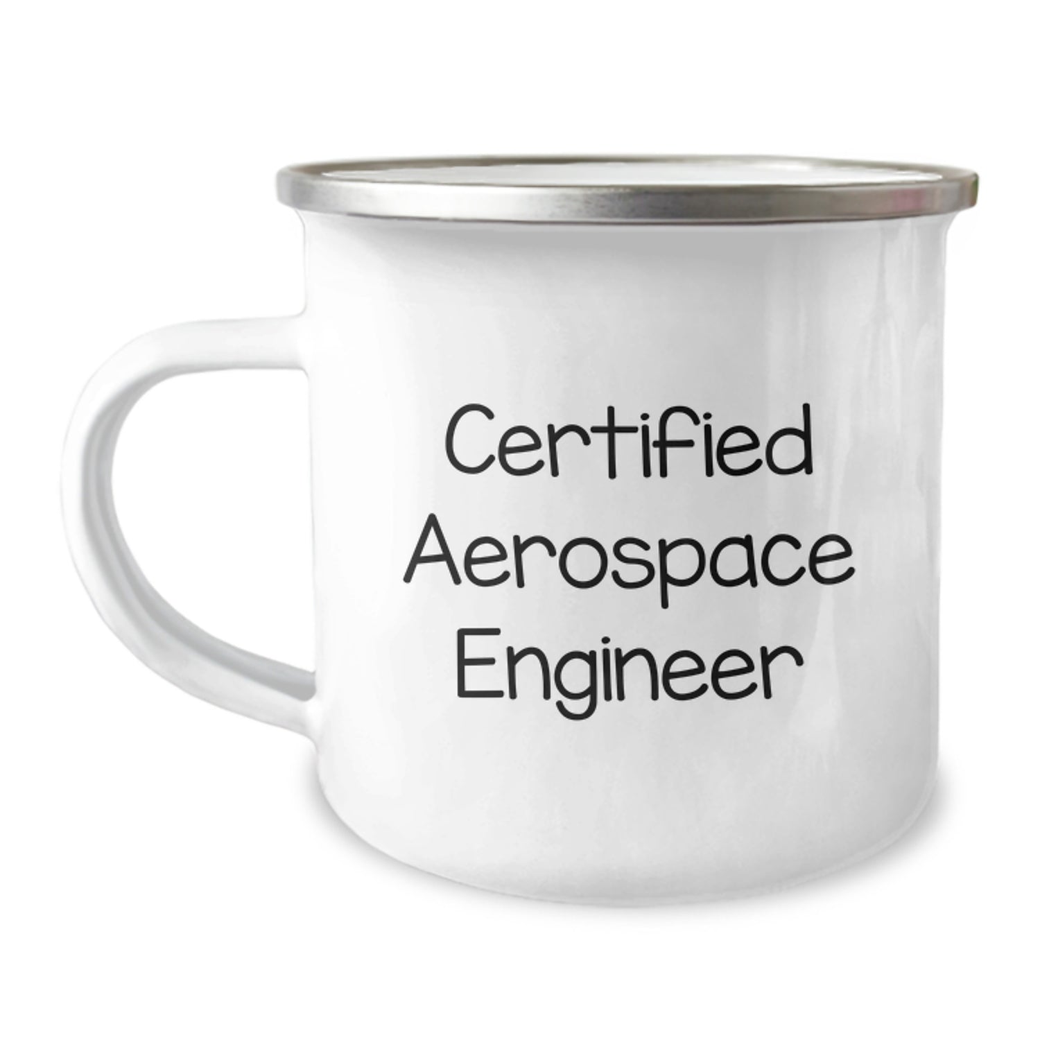 Aerospace Engineer Funny Gifts from Friends to Men Graduation Unique Mugs with Quote Certified Aerospace Engineer - Image 1