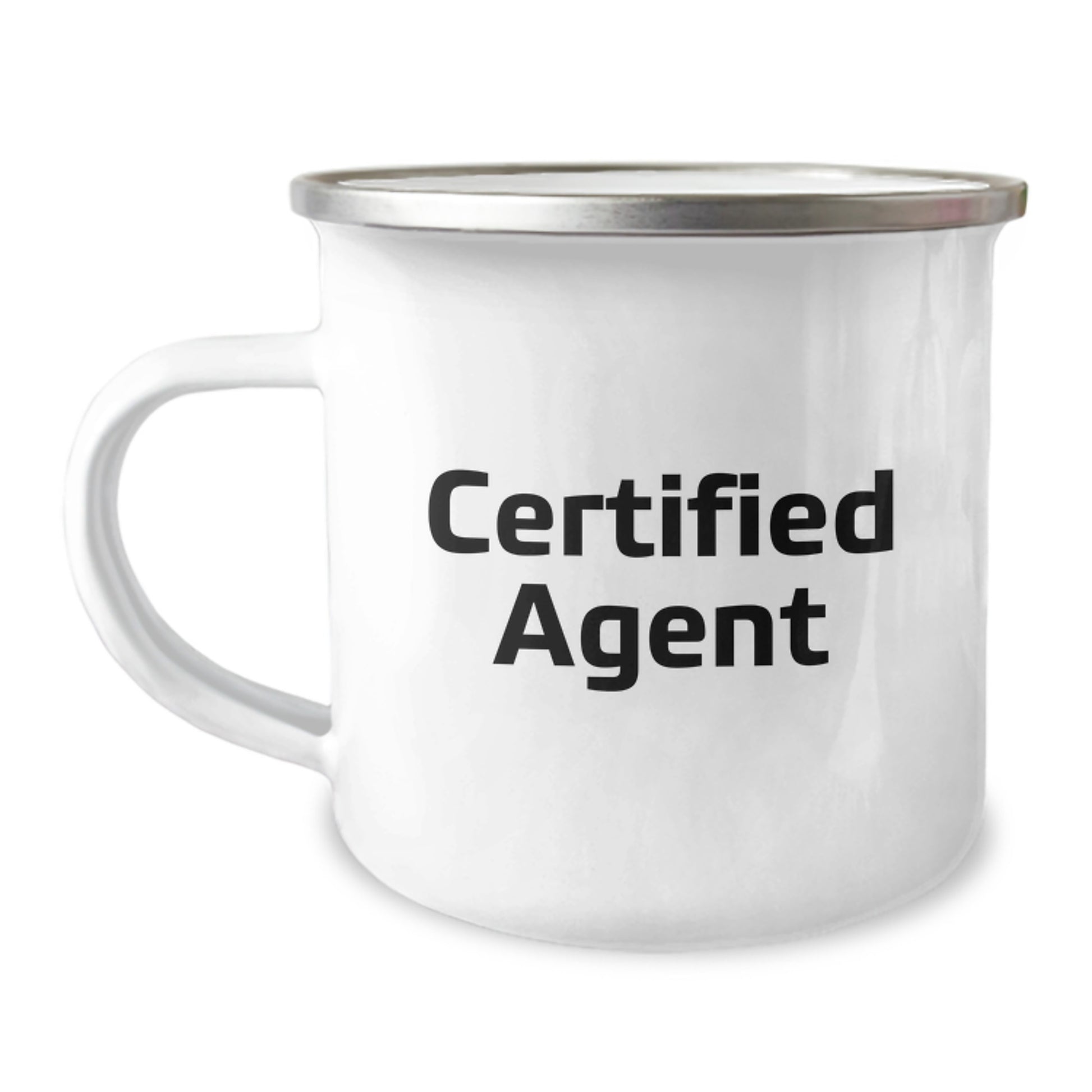 Funny Agent Gifts, Camping Mug for Graduation, 'You're a-maze-ing!' Quote, 12 oz Stainless Steel with Enamel Finish, Gifts from Family to Agent, Unique Agent Graduation Gifts - Image 1
