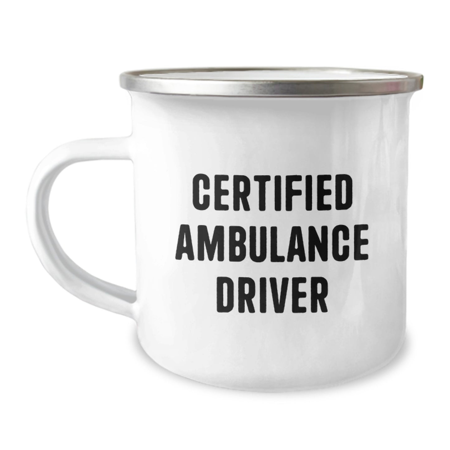 Ambulance Driver Gifts for Ambulance Drivers - Funny 'I'm Not a Doctor but I Drive an Ambulance' Camping Mug, Gifts from Mom for Ambulance Driver Men, Ambulance Driver Christmas Unique Gifts - Image 1