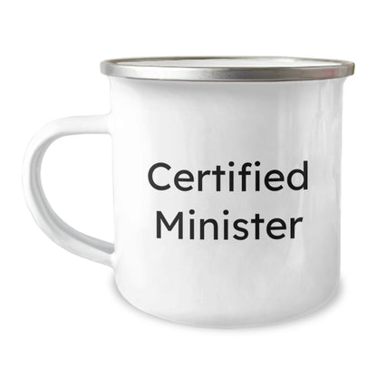 Funny Gifts from Men to Ministers, Camping Mug for Christmas Unique Gifts - Image 1