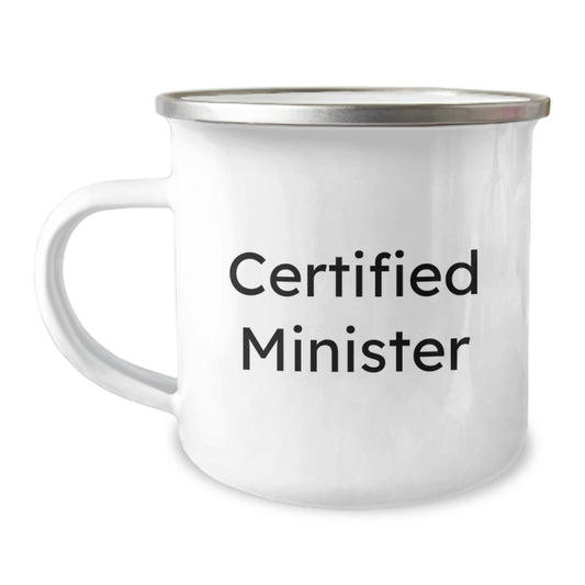 Funny Gifts from Men to Ministers, Camping Mug for Christmas Unique Gifts - Image 1