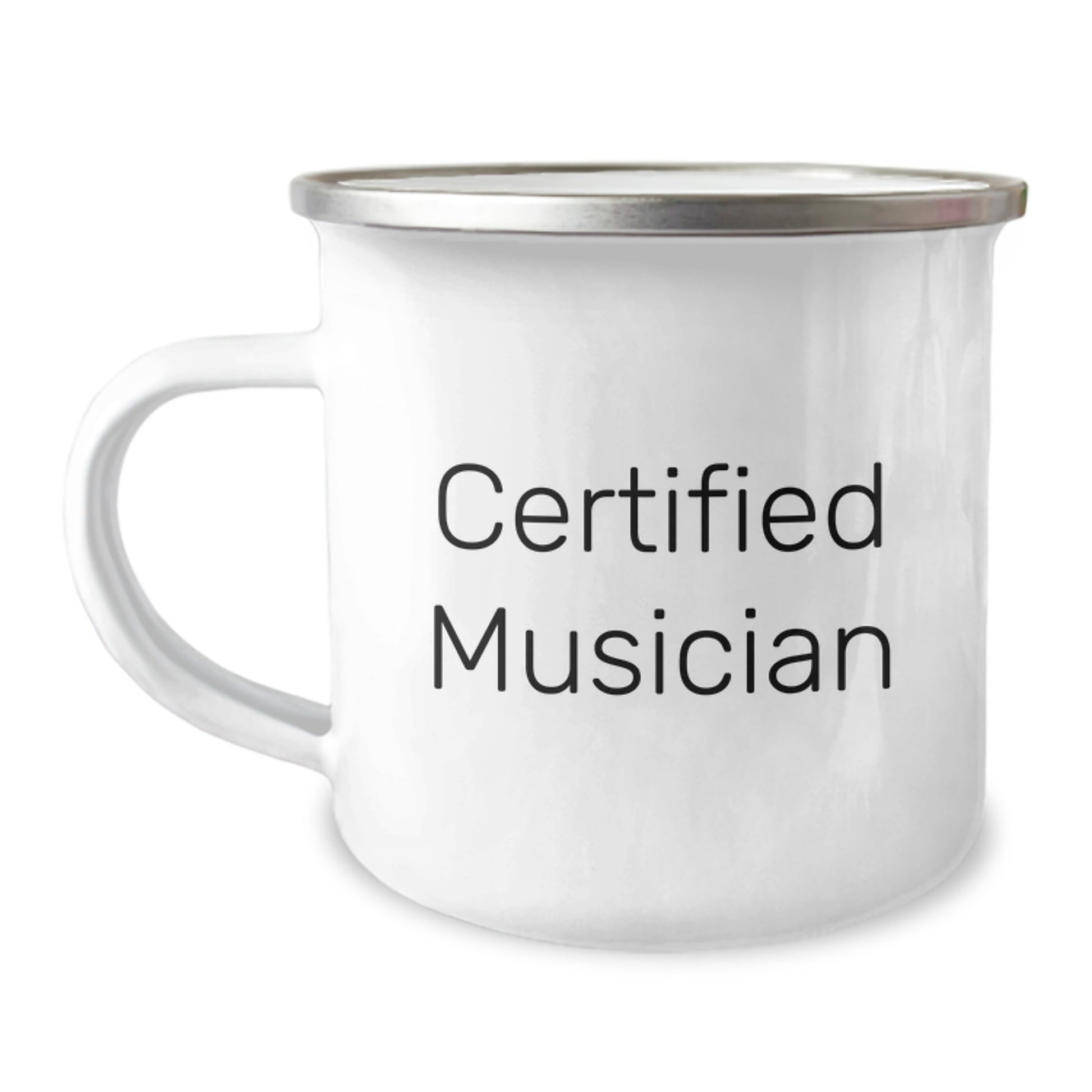 Funny Musician Gifts from Friends for Men - Certified Musician Camping Mug, Christmas Unique Gifts, Musician Mug - Image 1