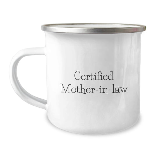 Funny Mom-in-law Camping Mug Gifts from Family for Christmas Fun - Image 1