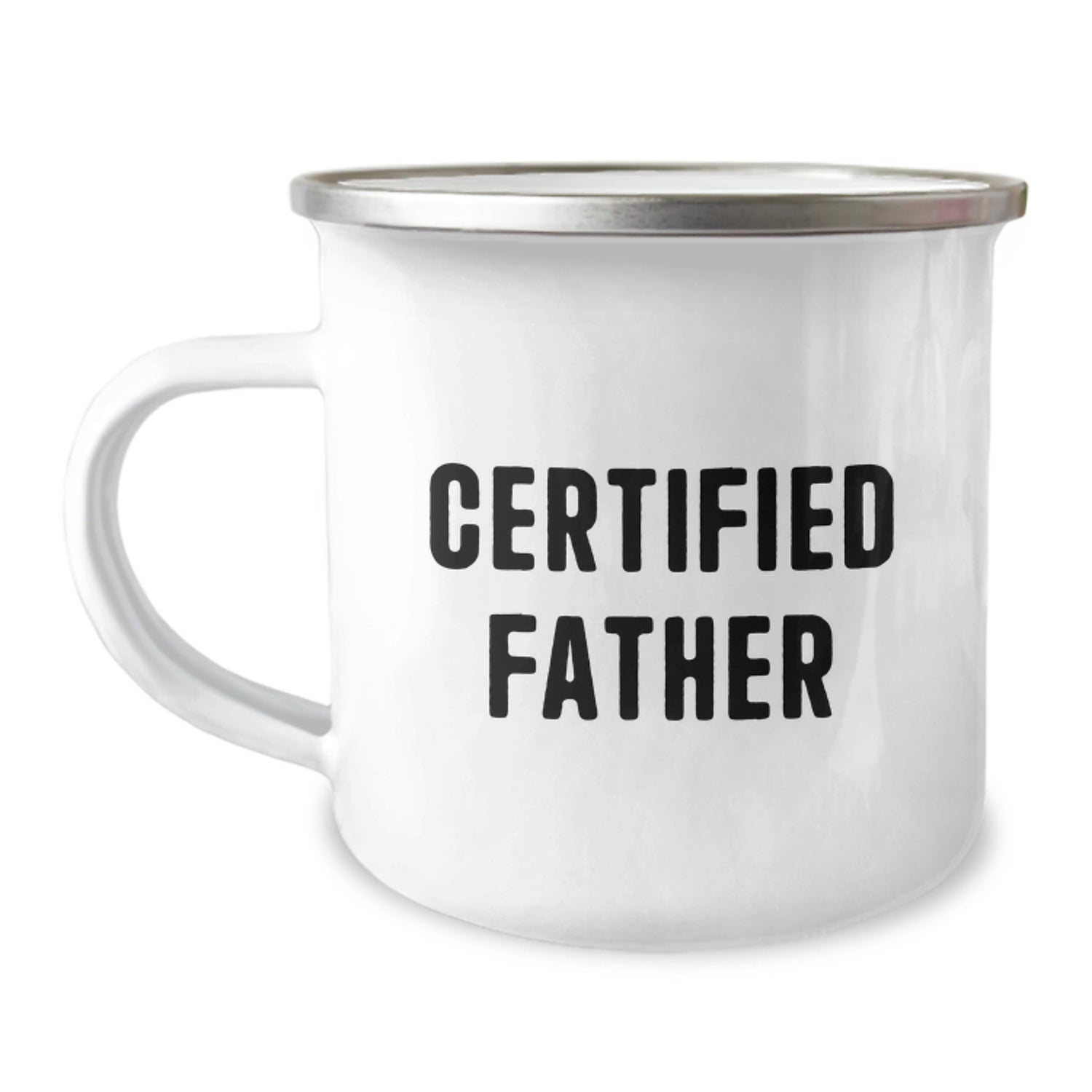 Funny Gifts for Father from Family - Certified Dad Camping Mug - Christmas Unique Presents - Image 1