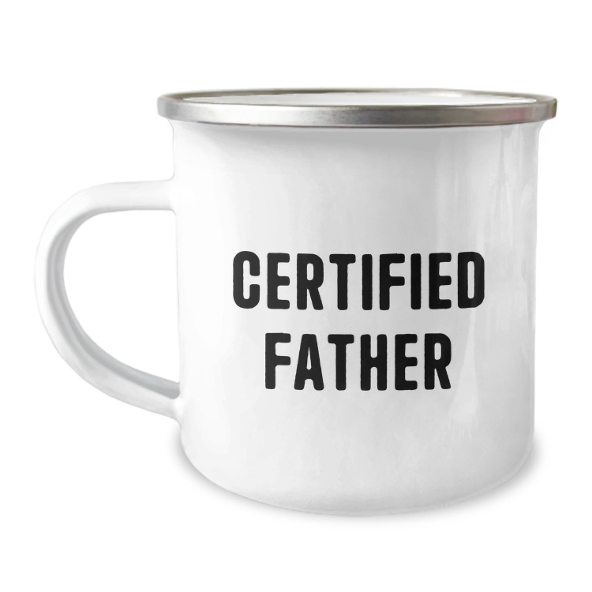 Funny Gifts for Father from Family - Certified Dad Camping Mug - Christmas Unique Presents - Image 1