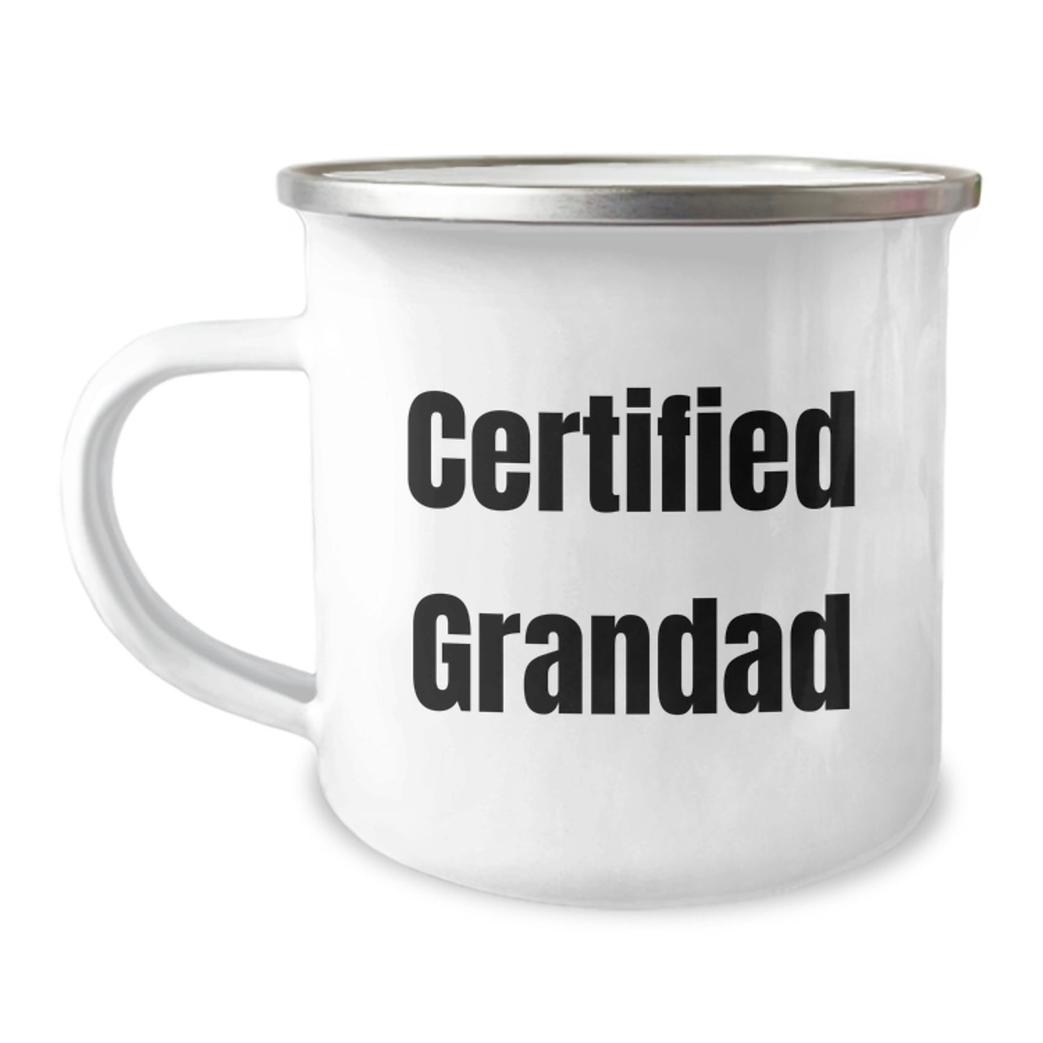 Funny Grandad Gifts, 'Certified Grandad' Camping Mug, Valentine's Unique Gifts for Grandad Men - Image 1