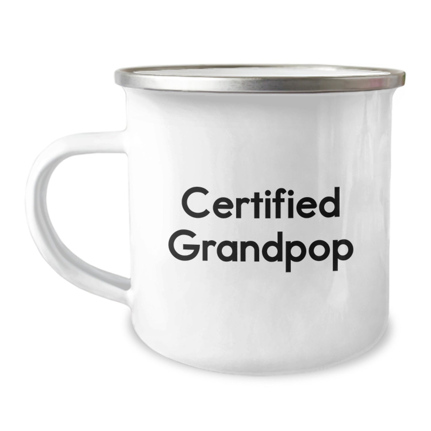 Funny Grandpop Gifts from Men to Grandpop - Christmas Unique Christmas Unique Gifts for Grandpop - Camping Mug with Certified Grandpop Quote - Image 1