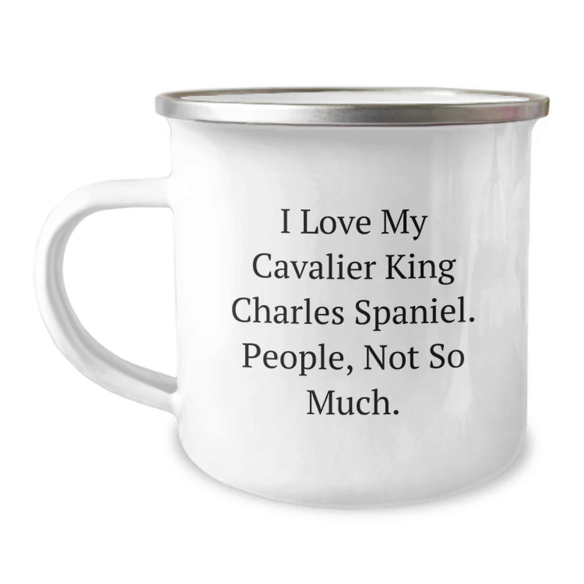 Funny Cavalier King Charles Spaniel Dog Gifts - Unique Christmas Memorable Presents for Men, Women, or Friends - Cavalier King Charles Spaniel Dog Lover Camping Mug - Image 1