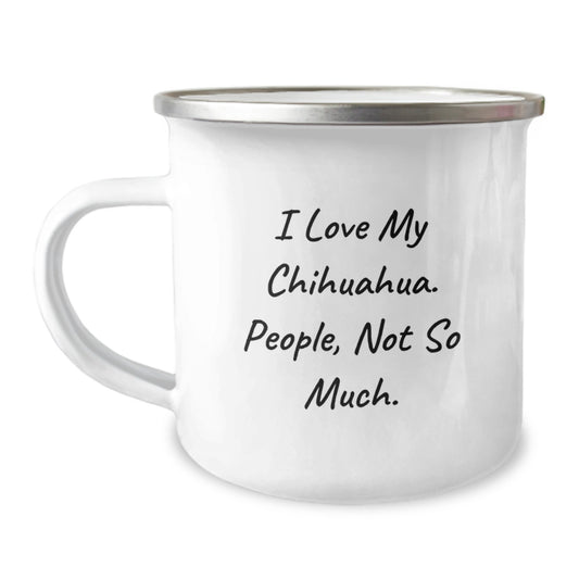 Funny Chihuahua Dog Gifts from Friends for Men and Women - Chihuahua Dog Camping Mugs for Christmas Unique Gifts - Image 1