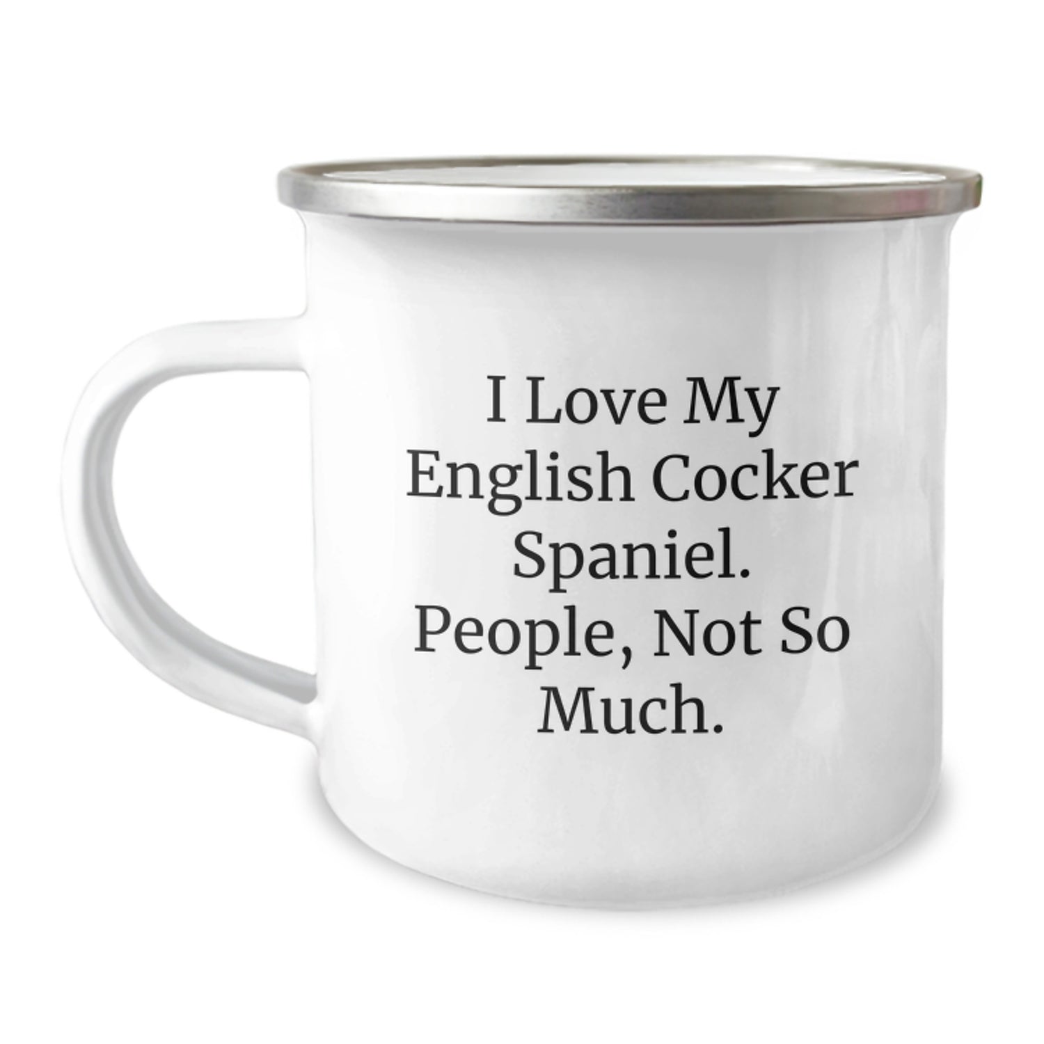 English Cocker Spaniel Dog Lover Gifts, Funny Quote Camping Mug for Men, Women, Friends, Graduation Unique Gifts from Family - Image 1