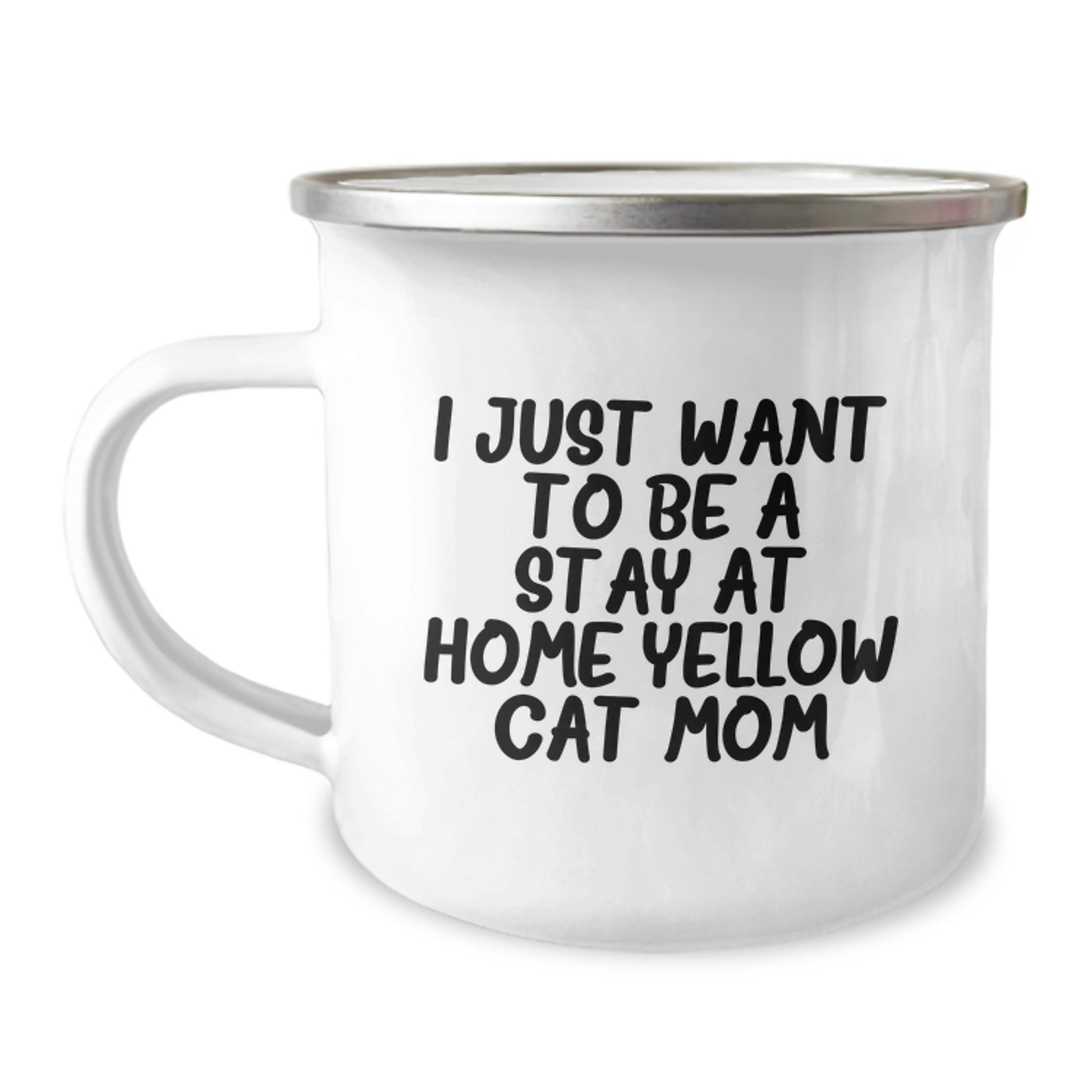 Funny Yellow Cat Camping Mug Gifts from Friends and Family for Yellow Cat Enthusiasts, Ideal Gift Ideas for Christmas Unique Gifts - Image 1