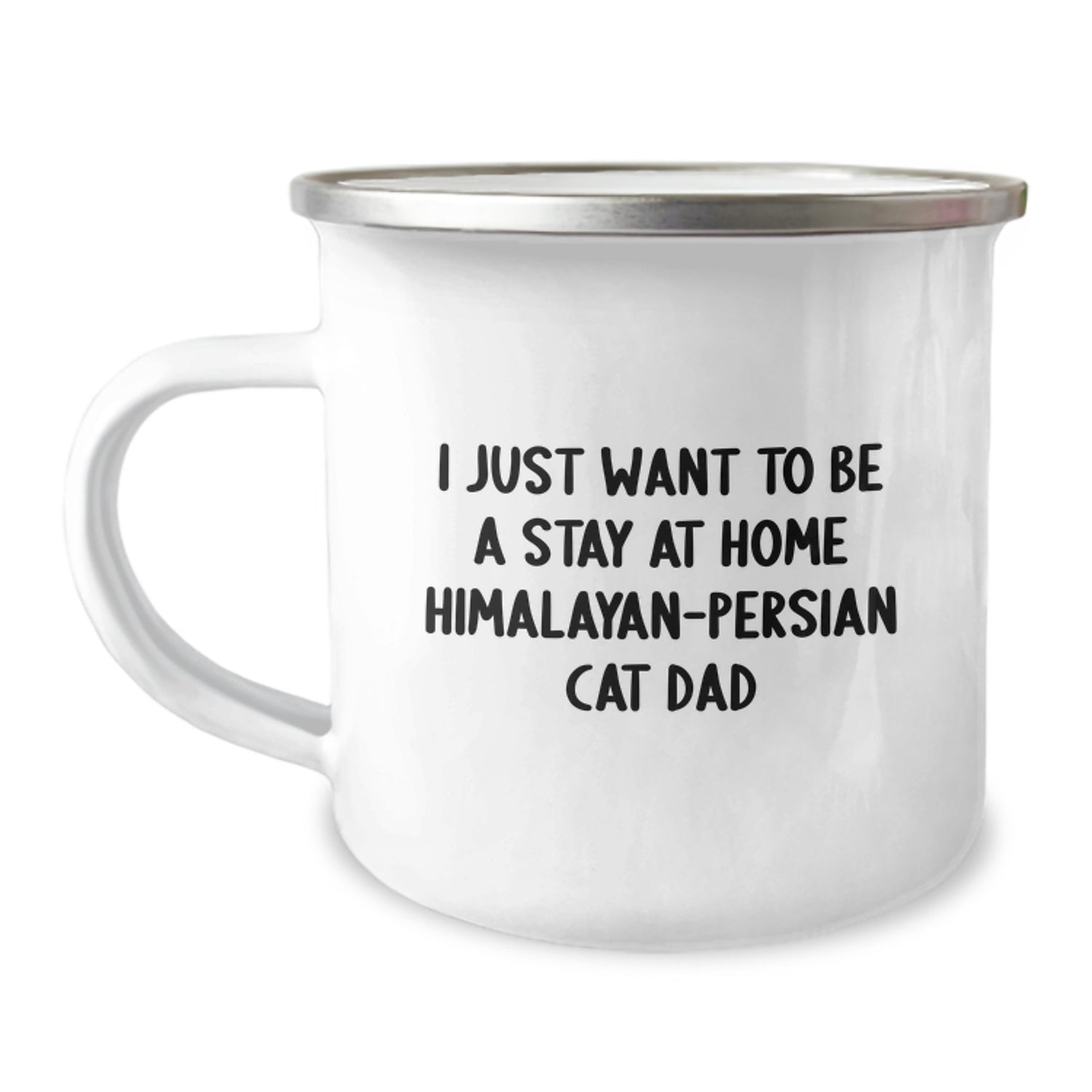 Funny Himalayan-Persian Cat Gifts for Stay At Home Dads Camping Mug, Perfect for Men Friends Family Christmas Unique Presents - Image 1