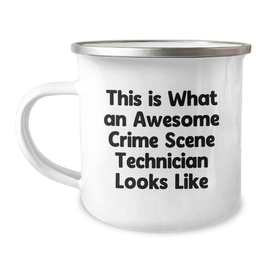 Funny Crime Scene Technician Gifts from Friends and Family - This Is What An Awesome Crime Scene Technician Looks Like - Valentine's Unique Camping Mugs for Crime Scene Technician Men and Women - Image 1