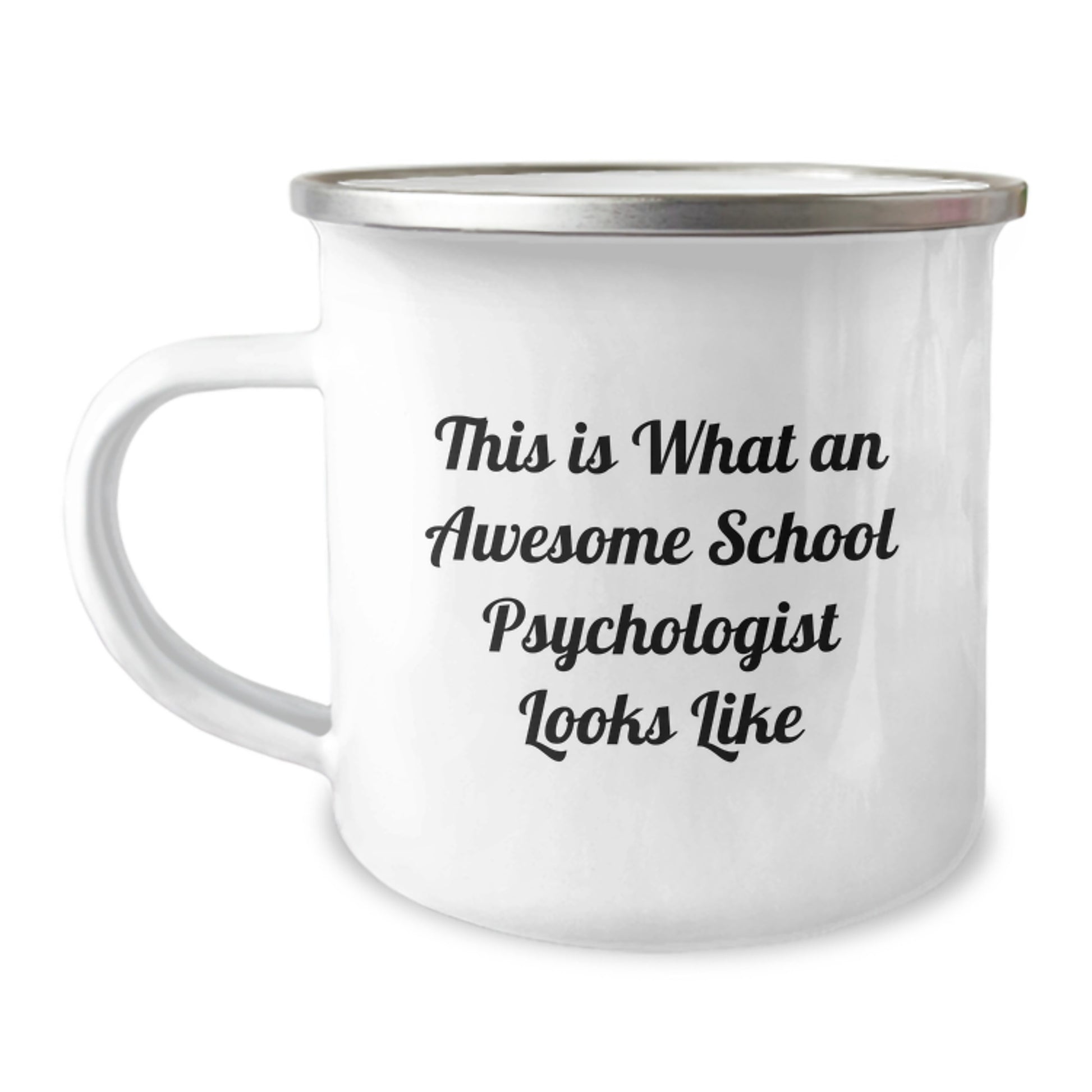Gifts from Friends for School Psychologist, Camping Mug, Inspirational Quote, Birthday Unique Gifts - Image 1