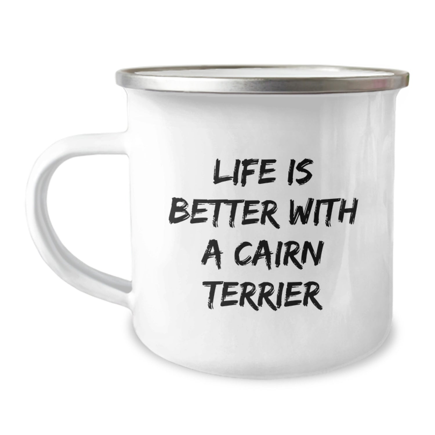 Funny Cairn Terrier Dog Lover Gifts from Men Valentine's Unique Ideas for Cairn Terrier Dog Owners Camping Mug - Image 1
