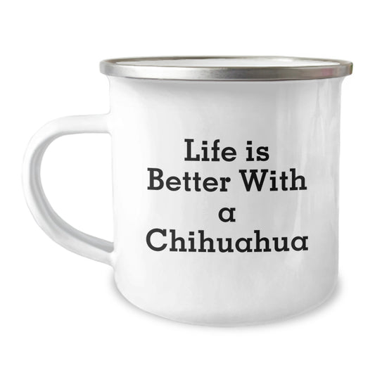 Charming Chihuahua Dog Lover Gifts from Family and Friends - Cute Camping Mug for Valentine's - Image 1