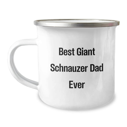 Giant Schnauzer Dog Gifts, Funny Quote, Camping Mug for Best Dad Ever, Graduation Unique Gifts from Men, Gifts for Giant Schnauzer Dog Lovers - Image 1