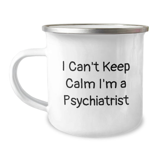 Funny Gifts for Psychiatrist - I'm A Psychiatrist Christmas Camping Mug, Unique Gifts from Friends for Men or Women - Image 1
