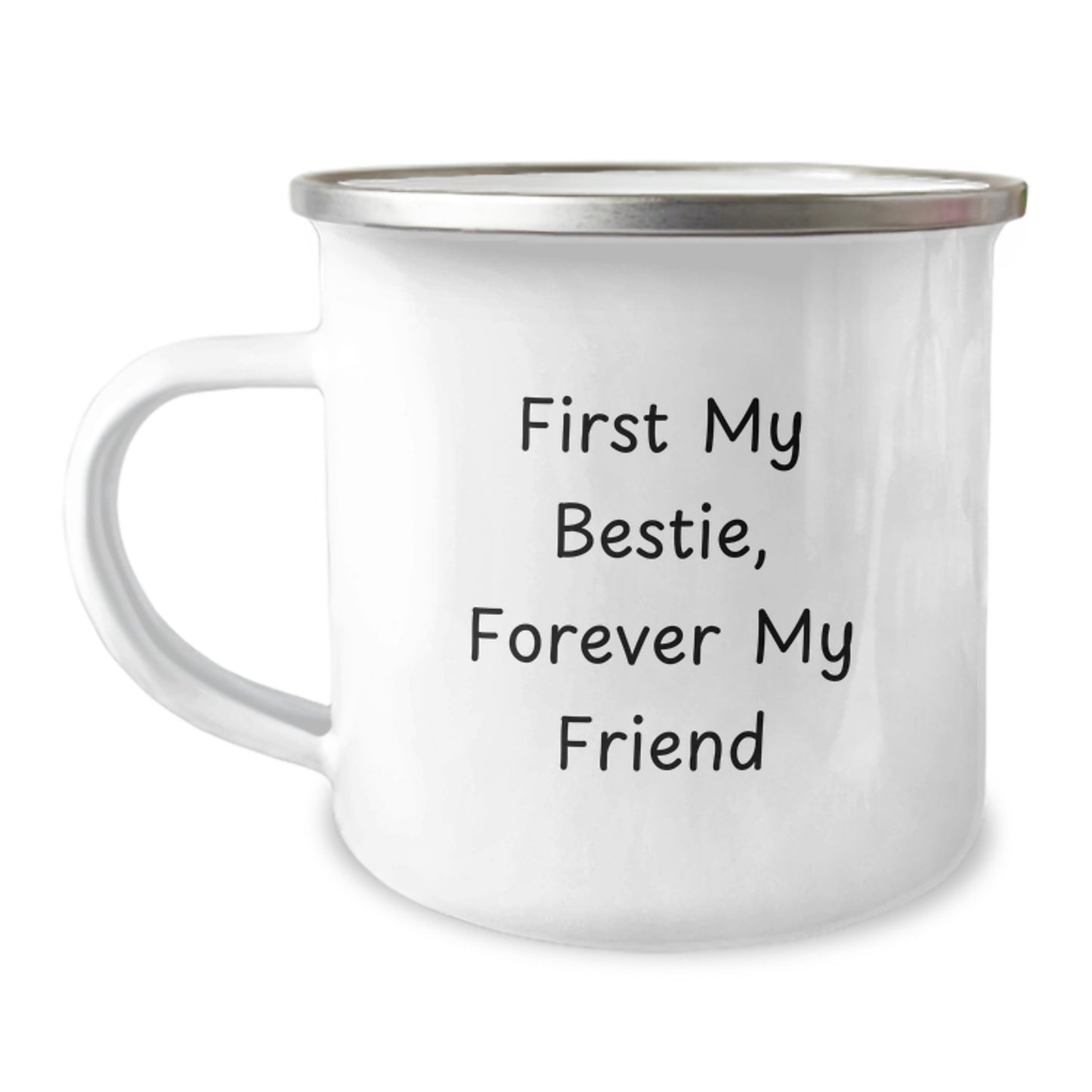 Funny Bestie Gifts for Men, Funny Camping Mug with Inspirational Quote, Christmas Unique Gifts from Bestie, Bestie Friend Gifts - Image 1