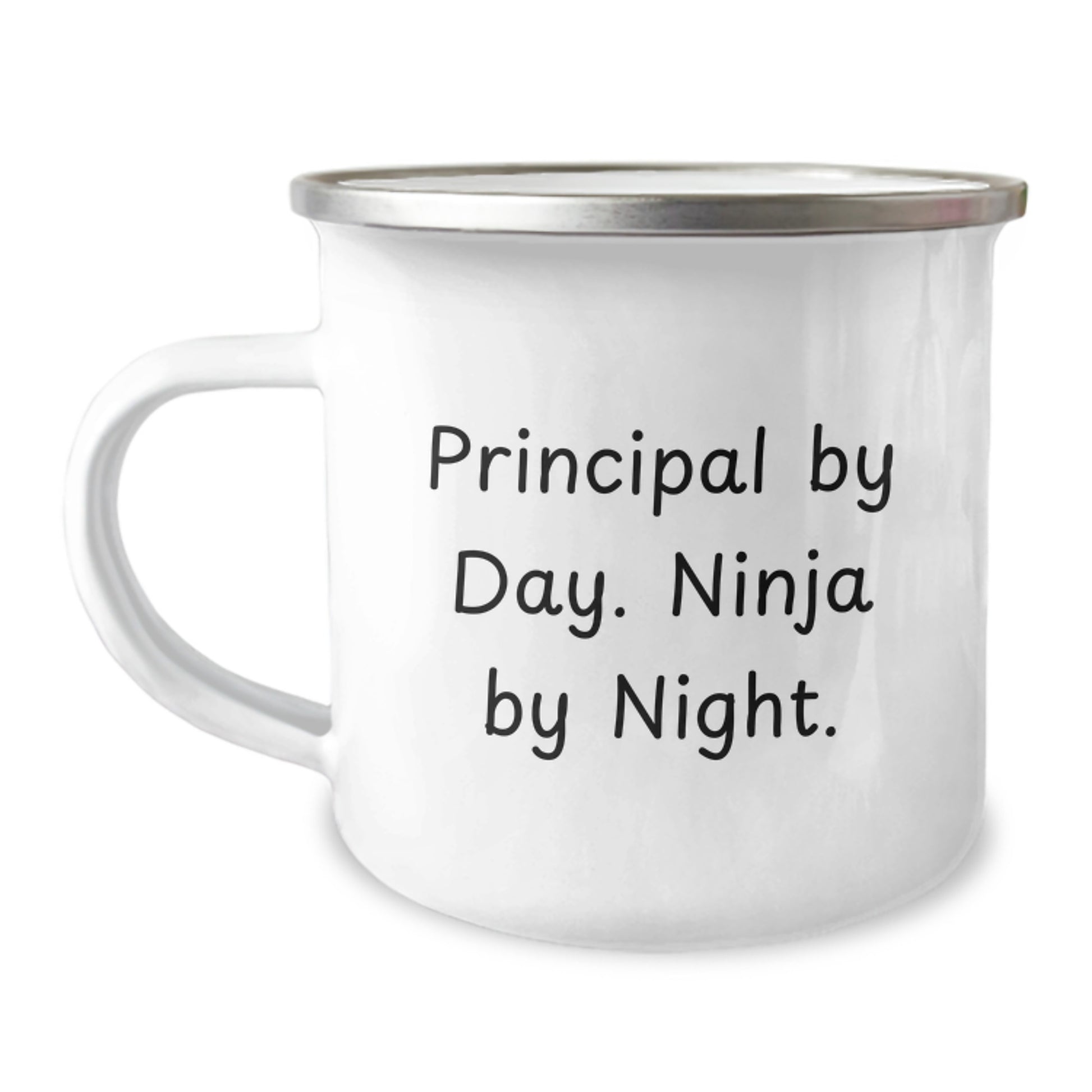 Gifts from Friends for Principal - Funny Principal by Day Ninja by Night Christmas Camping Mug - Image 1