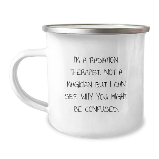 Radiation Therapist Camping Mug Gifts from Friends for Christmas Unique Presents - Image 1