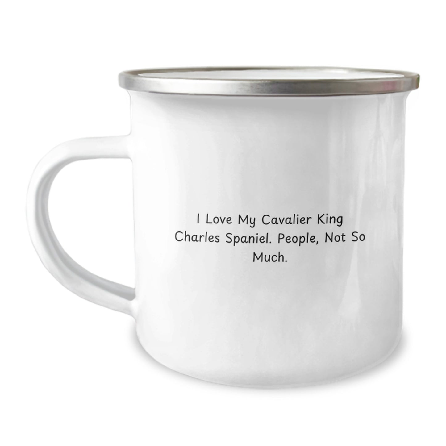 Funny Cavalier King Charles Spaniel Dog Lover Gifts from Family for Christmas Unique Mugs with I Love My Cavalier King Charles Spaniel People Not So Much Quote - Image 1