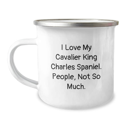 Cavalier King Charles Spaniel Dog Lover Gifts from Friends - Funny Christmas Mugs for Cavalier King Charles Spaniel Dog Owners - I Love My Cavalier King Charles Spaniel People Not So Much - Image 1