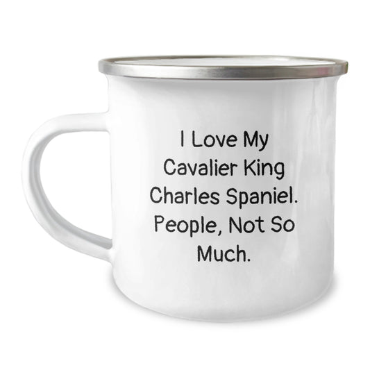 Cavalier King Charles Spaniel Dog Lover Gifts from Friends - Funny Christmas Mugs for Cavalier King Charles Spaniel Dog Owners - I Love My Cavalier King Charles Spaniel People Not So Much - Image 1