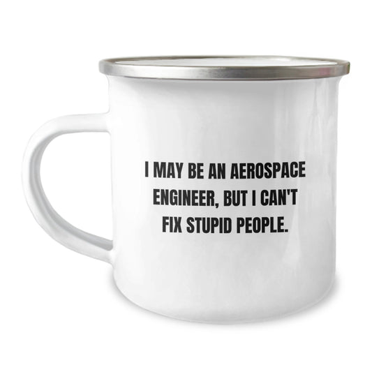 Funny Aerospace Engineer Camping Mug Gifts from Men for Women Friends Coworkers Family Friends Valentine's Unique Ideas - Image 1