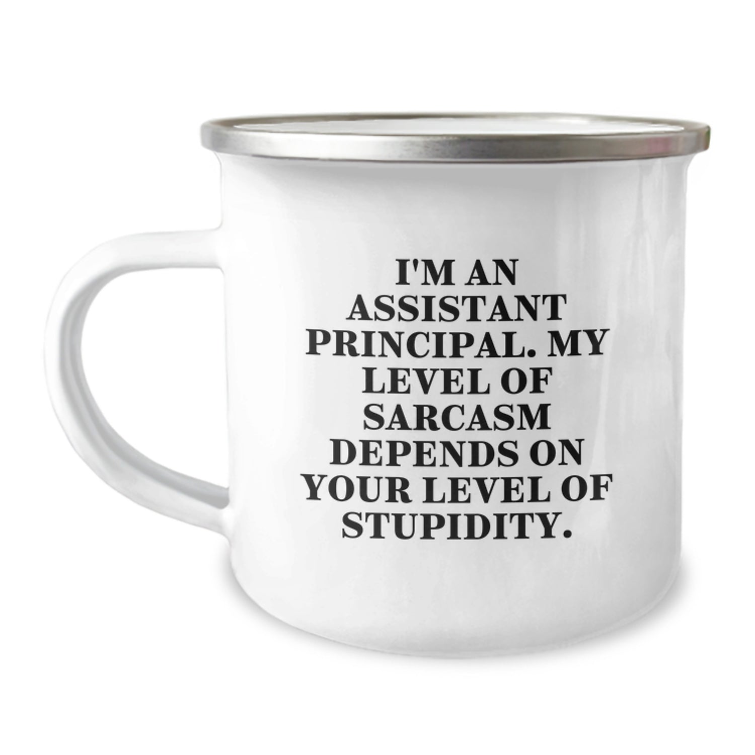 Funny Assistant Principal Gifts - Camping Mug, Sarcastic Humor for Assistant Principals, Christmas Unique Presents from Friends to Assistant Principals - Image 1