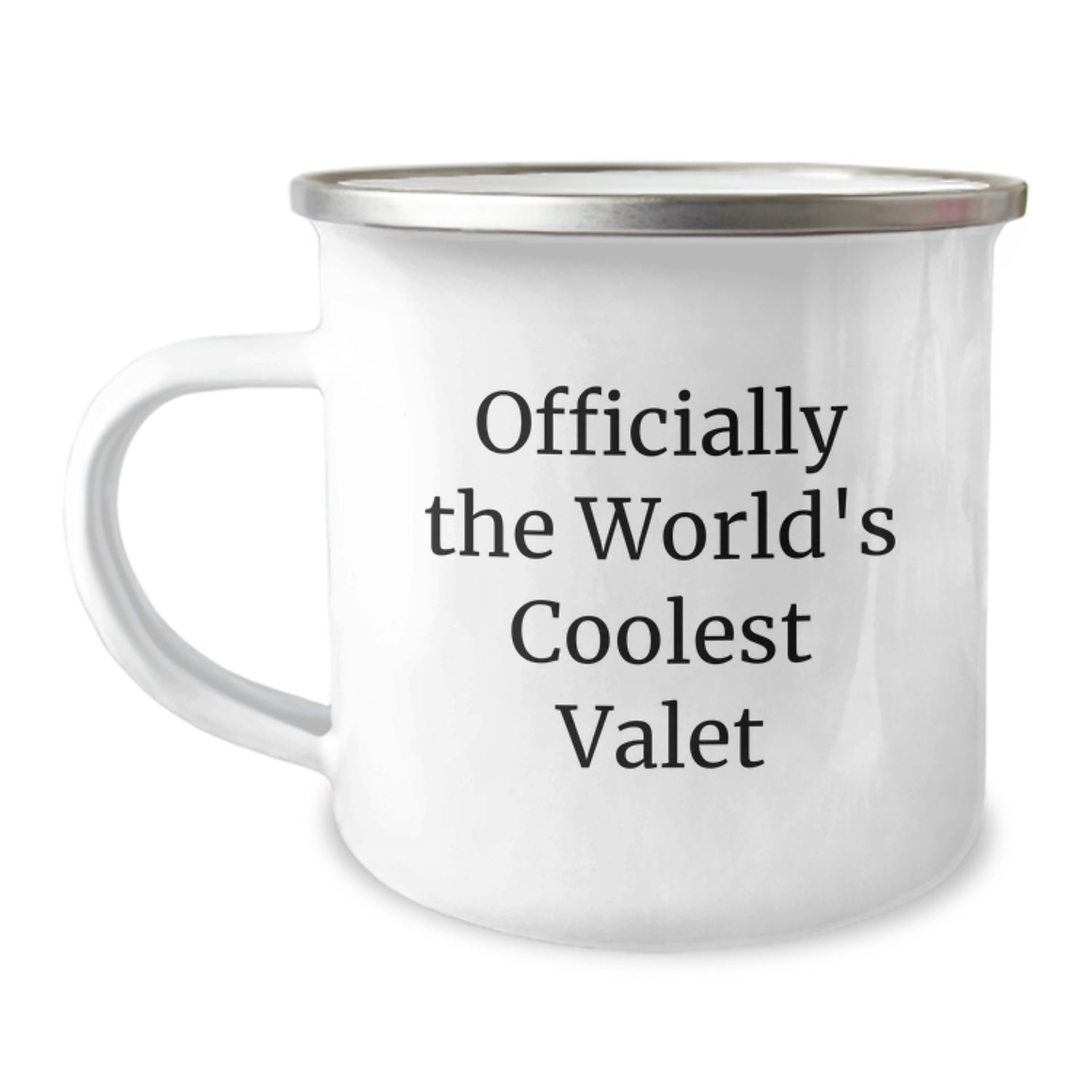 Valet Enthusiast's Favorite Camping Mug, Gifts from Friends for the World's Coolest Valet Men, Funny Quote - Image 1