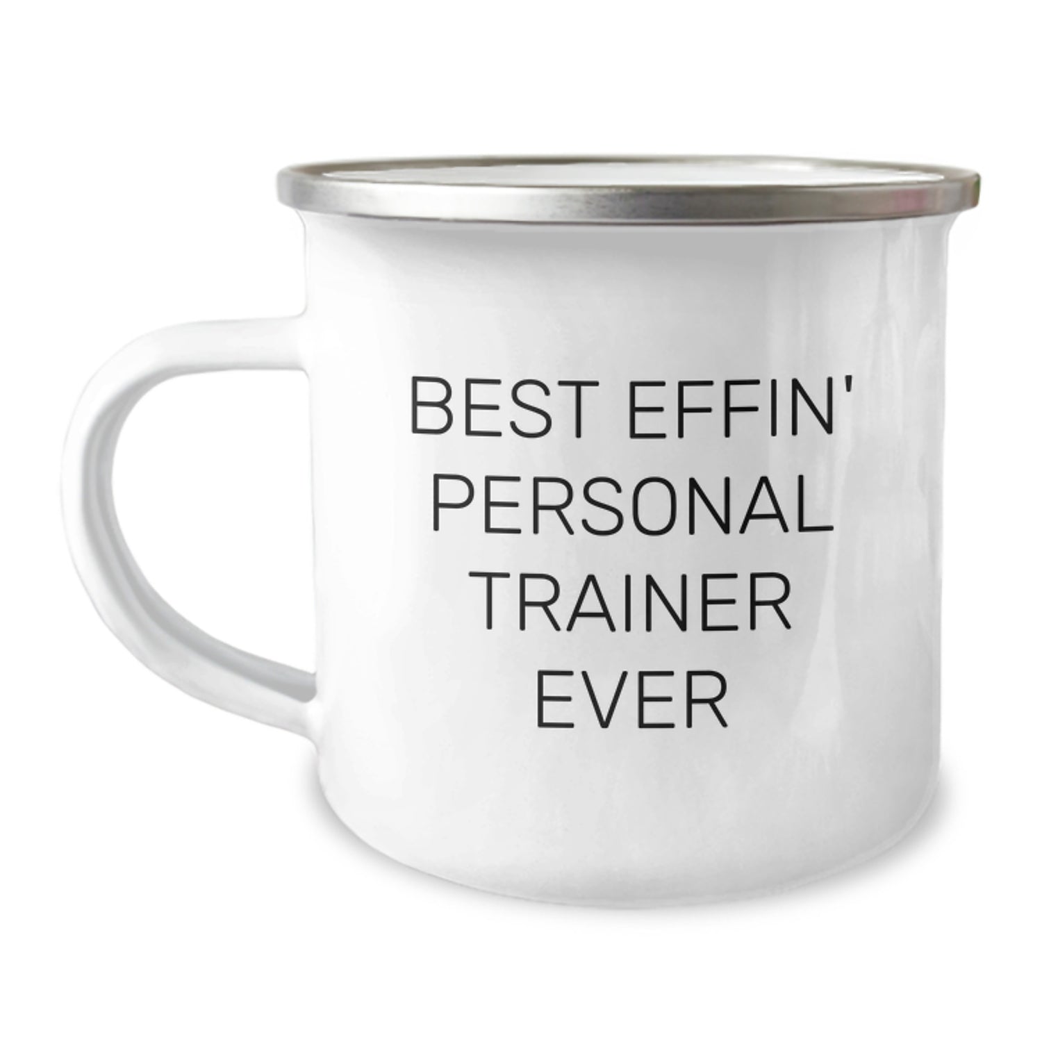 Funny Personal Trainer Gifts from Friends, Unique Christmas Unique Gifts for Men Personal Trainer, Best Effin' Camping Mug Ever - Image 1