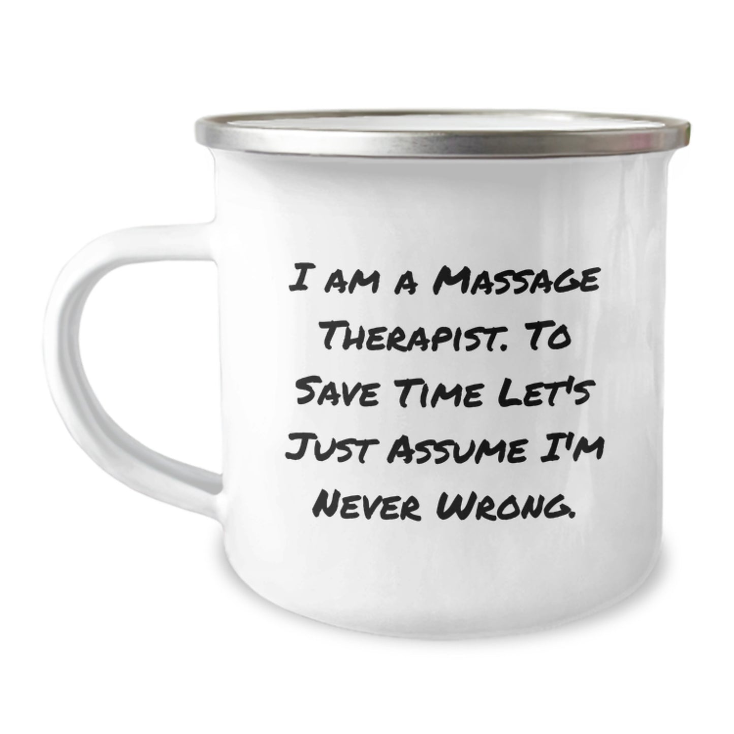 Massage Therapist Gifts - Funny Camping Mug for Massage Therapists by Friends - Unique Christmas Unique Gifts for Men Women Friends Coworkers Family - Image 1